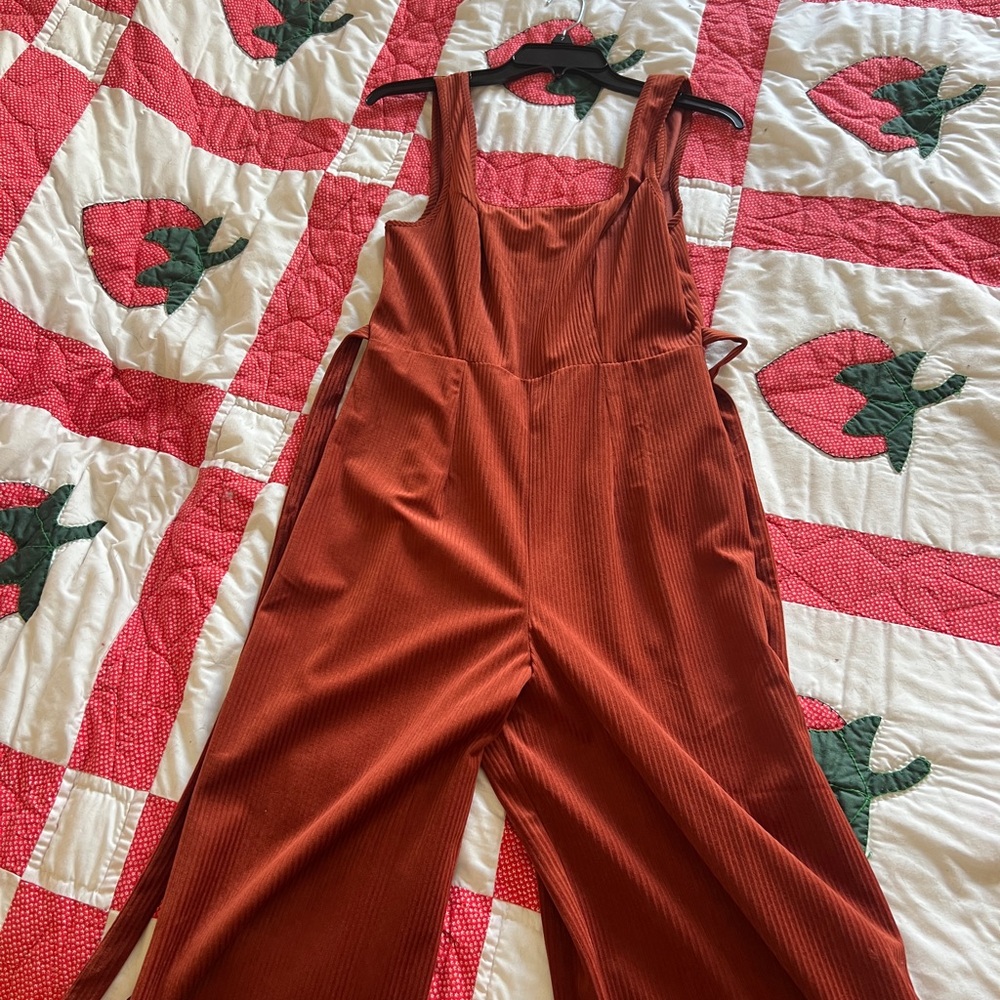 Women's Rust Jumpsuit